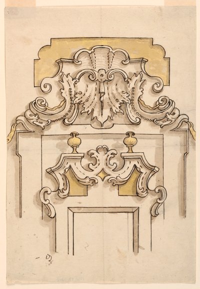 Zeichnung (Frankreich & Italien), 1725–50 von Unknown